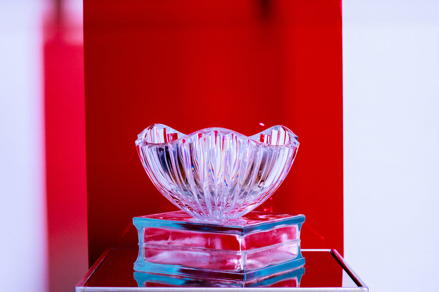 Coronation cut crystal bowl