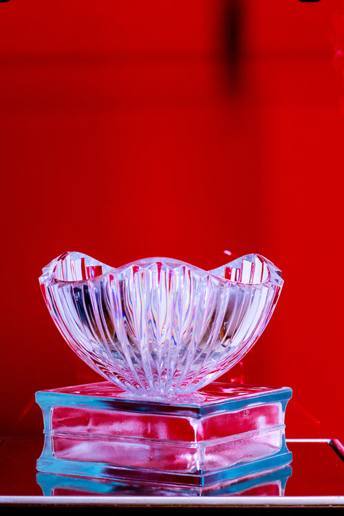 Coronation cut crystal bowl