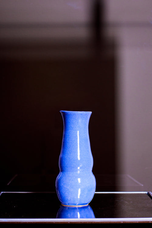 Portland speckled blue vase